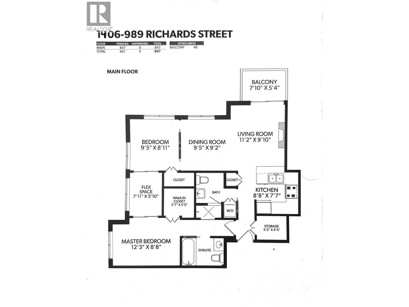1406 989 Richards Street, Vancouver, British Columbia  V6B 6R6 - Photo 30 - R3040045