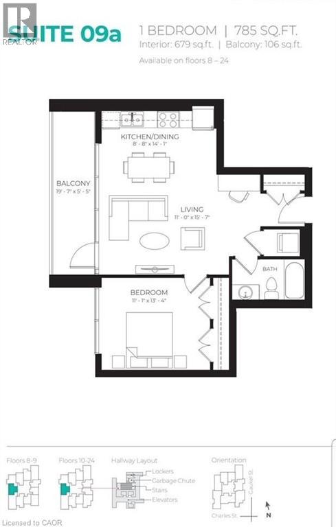 60 Charles Street W Unit# 1409a, Kitchener, Ontario  N2G 0C9 - Photo 2 - 40763936