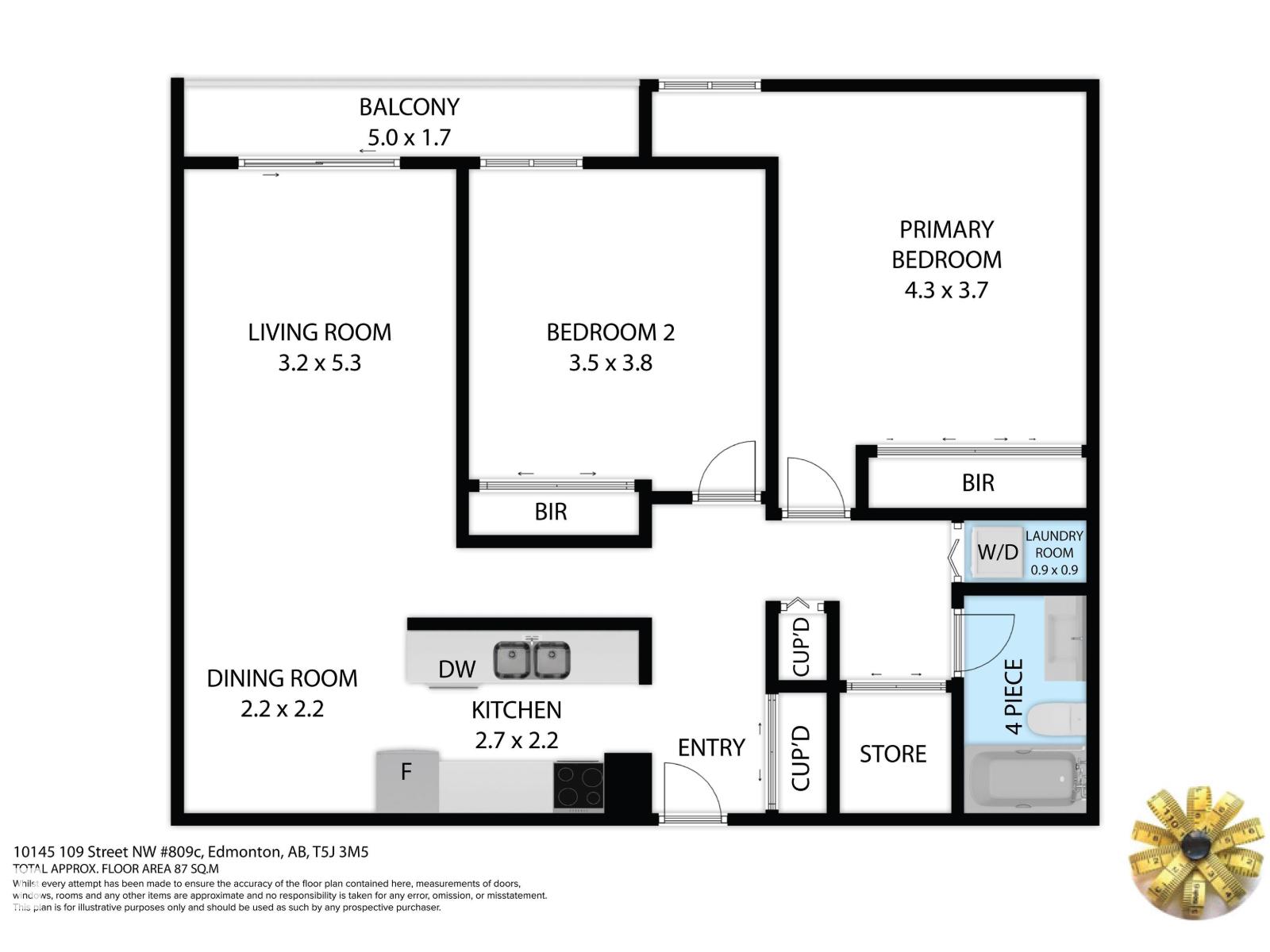 #809 10145 109 St Nw, Edmonton, Alberta  T5J 3M5 - Photo 7 - E4454945