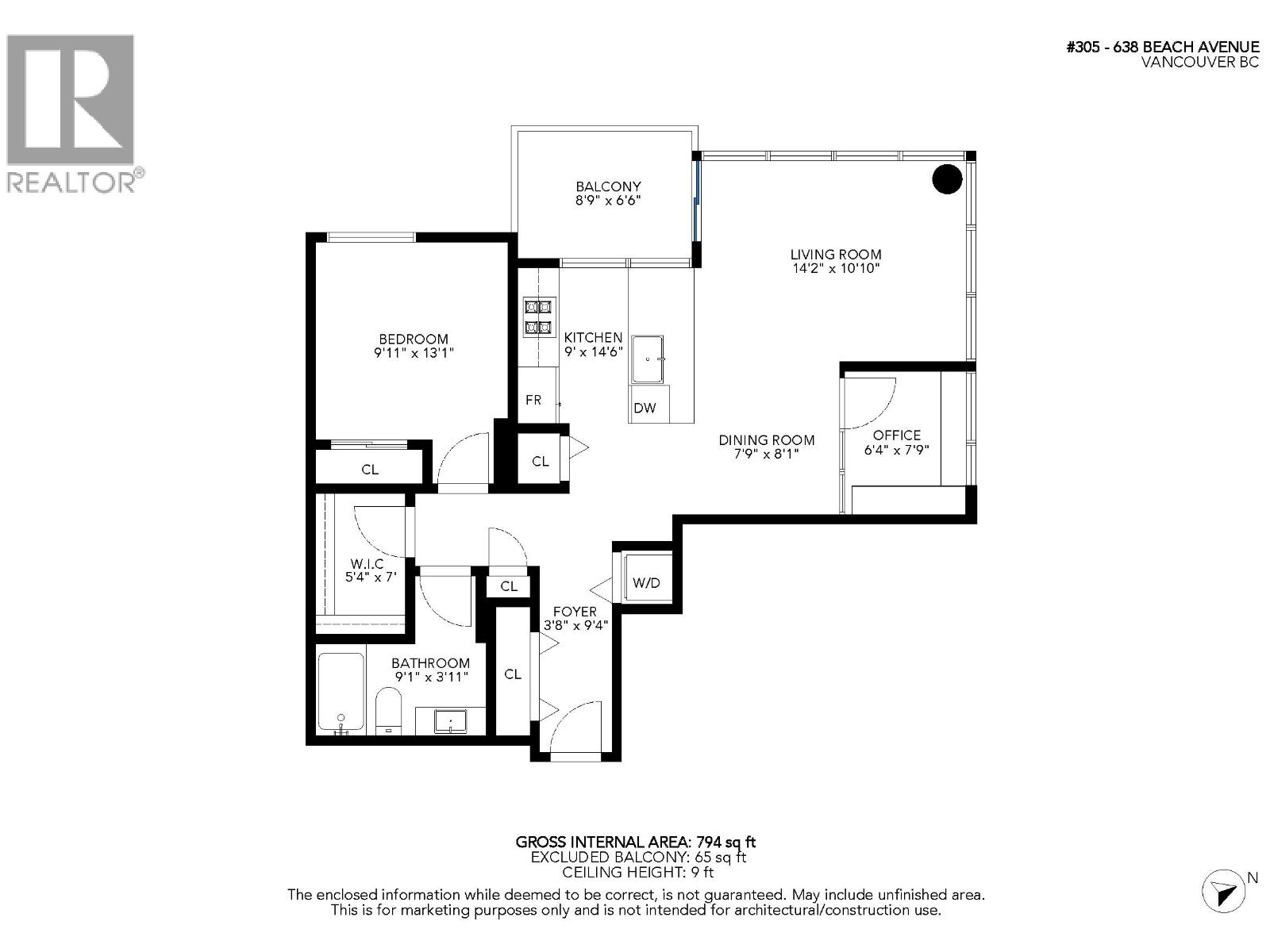 305 638 Beach Crescent, Vancouver, British Columbia V6Z 3H4 - Photo 40 - R3041499