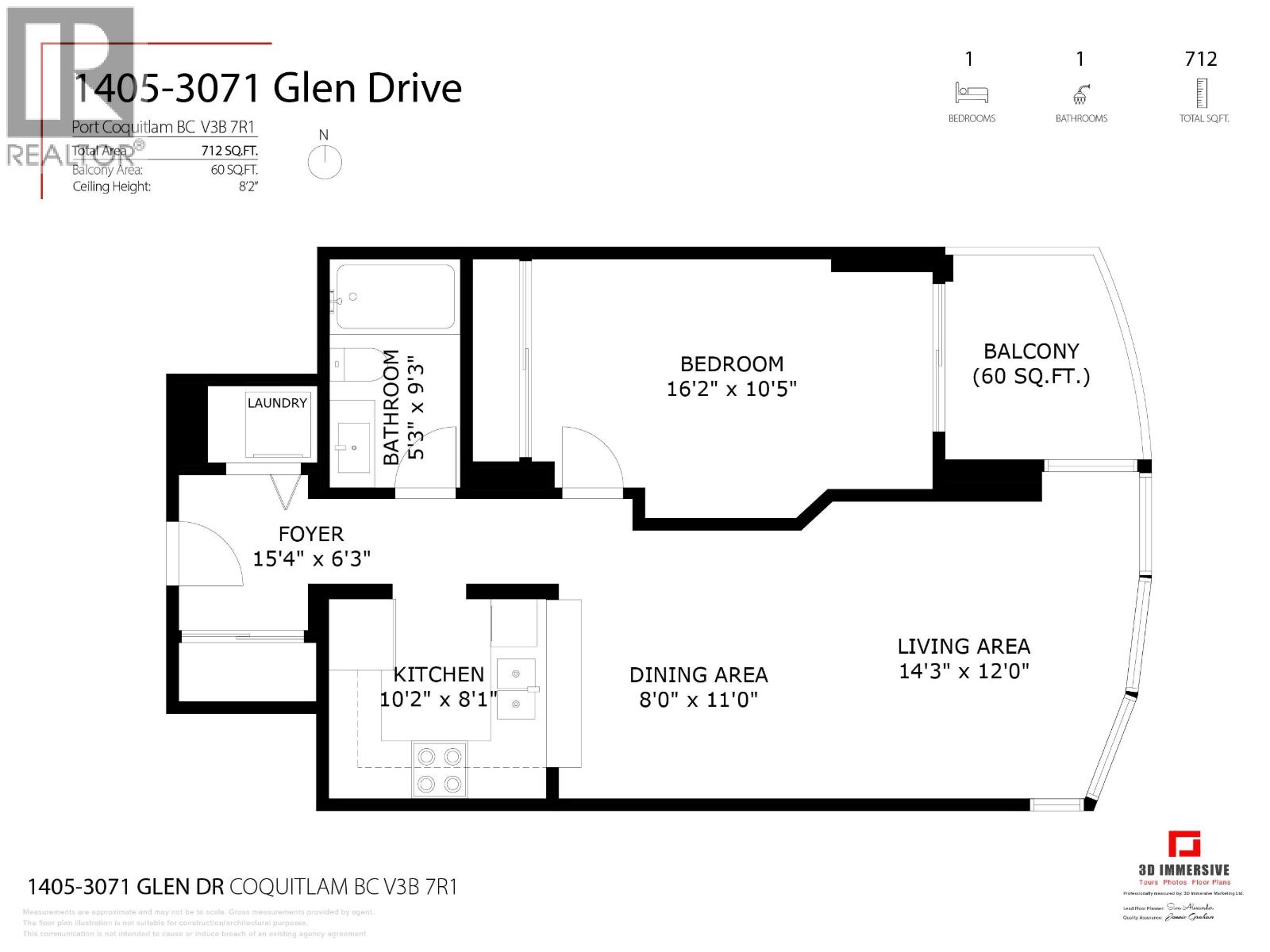1405 3071 Glen Drive, Coquitlam, British Columbia  V3B 7R1 - Photo 28 - R3041975