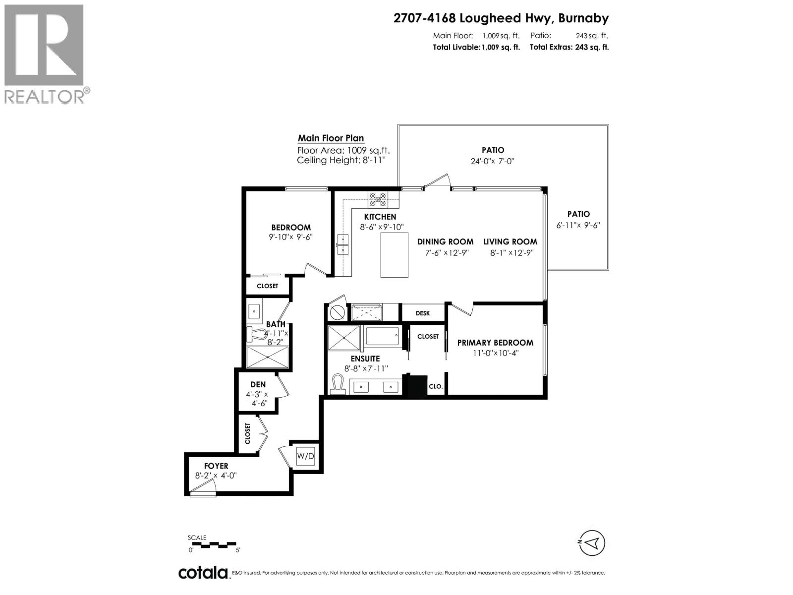 2707 4168 Lougheed Highway, Burnaby, British Columbia  V5C 0N9 - Photo 2 - R3040355