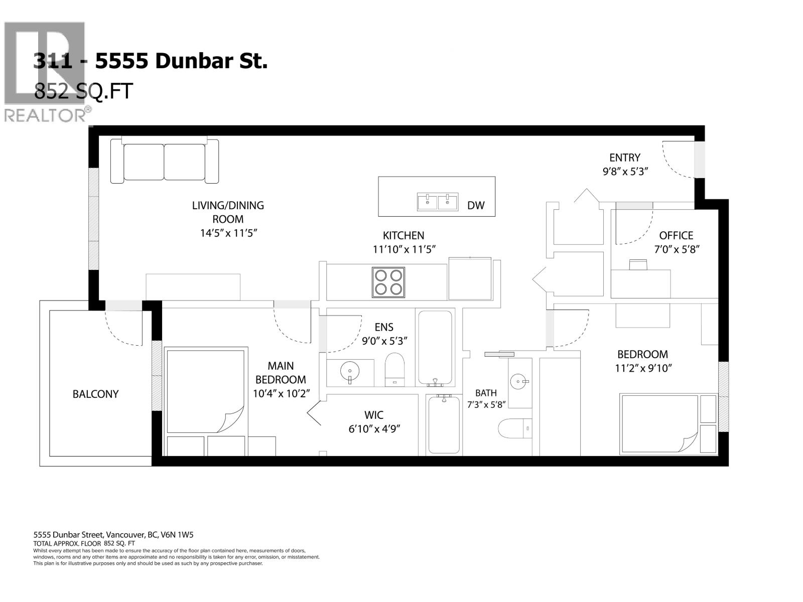 311 5555 Dunbar Street, Vancouver, British Columbia  V6N 1W5 - Photo 2 - R3042116