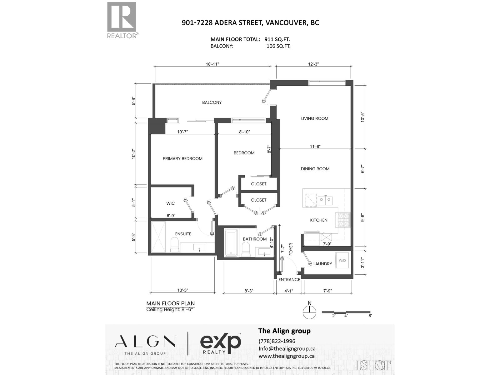 901 7228 Adera Street, Vancouver, British Columbia  V6P 0H8 - Photo 29 - R3042238
