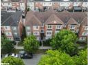 Aerial perspective of suburban area