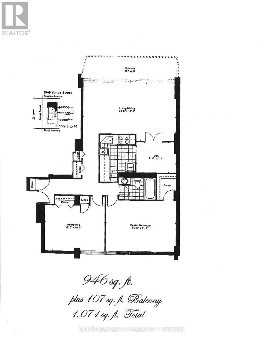 808 - 5949 Yonge Street, Toronto, Ontario  M2M 3V8 - Photo 2 - C12352858
