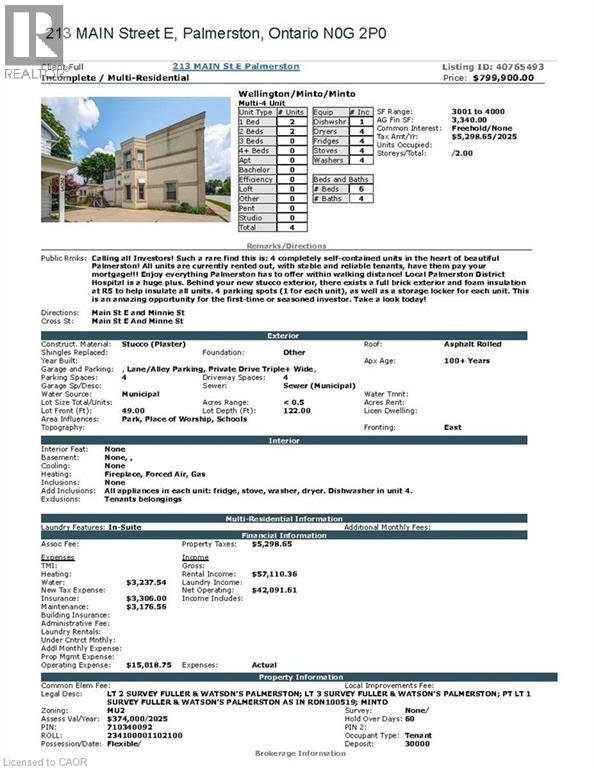213 Main Street E, Palmerston, Ontario  N0G 2P0 - Photo 42 - 40765493