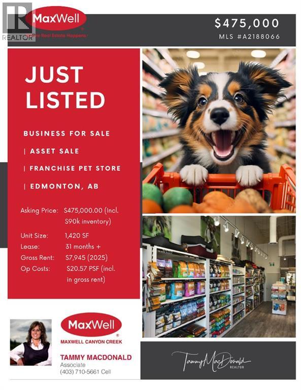 123 Pet Store Way, Edmonton, Alberta  T5G 3E5 - Photo 2 - A2188066