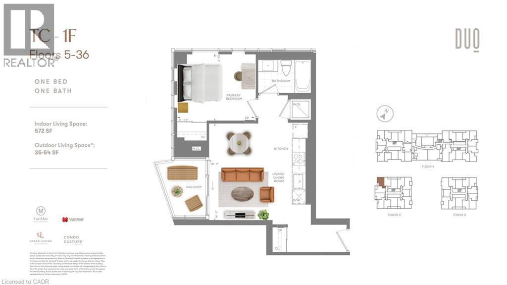 25 Wellington Street S Unit# 1506, Kitchener, Ontario  N2G 0G5 - Photo 4 - 40764674