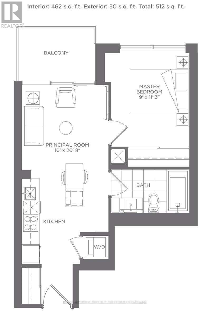 1217 - 31 Tippett Road, Toronto, Ontario  M3H 0C8 - Photo 4 - C12384270