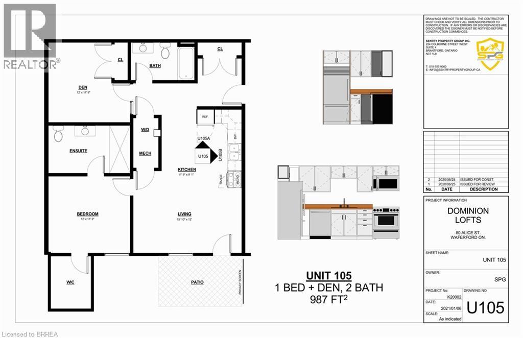 80 ALICE Street Unit# 105, waterford, Ontario