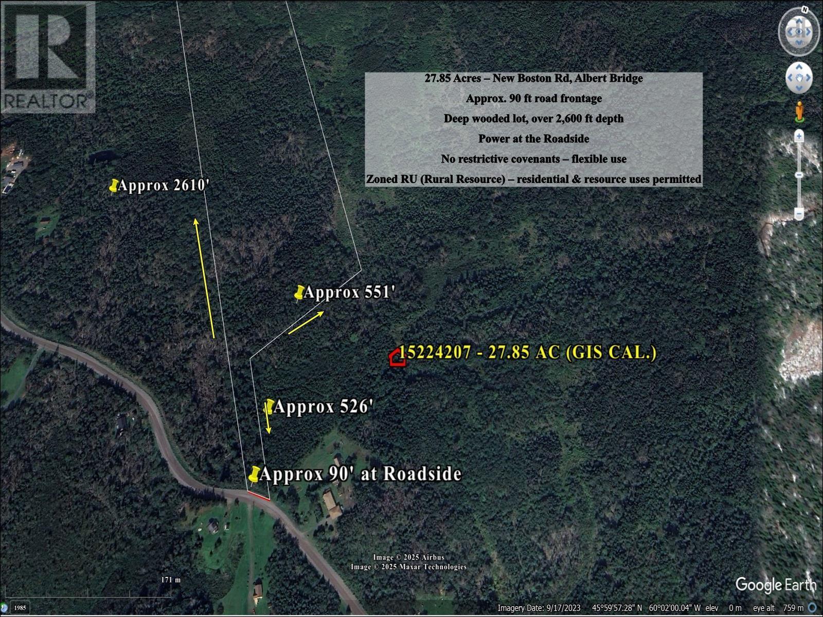 Old Louisbourg Road, New Boston Road, Albert Bridge, Nova Scotia  B1K 2P7 - Photo 2 - 202522616