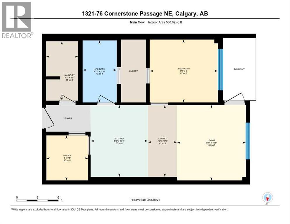 1321, 76 Cornerstone Passage Ne, Calgary, Alberta  T3N 0Y5 - Photo 32 - A2254975