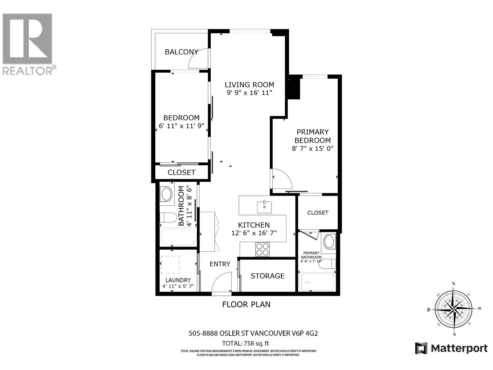 505 8888 Osler Street, Vancouver, British Columbia  V6P 4G2 - Photo 19 - R3044832