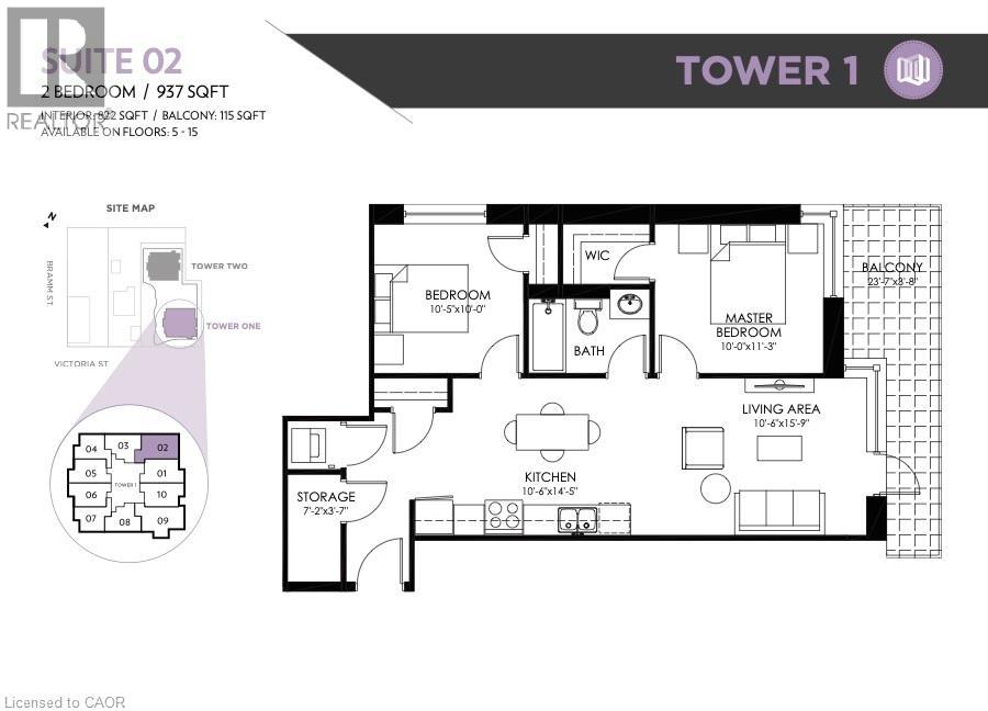 100 Garment Street Unit# 902, Kitchener, Ontario  N2G 0C3 - Photo 1 - 40766182