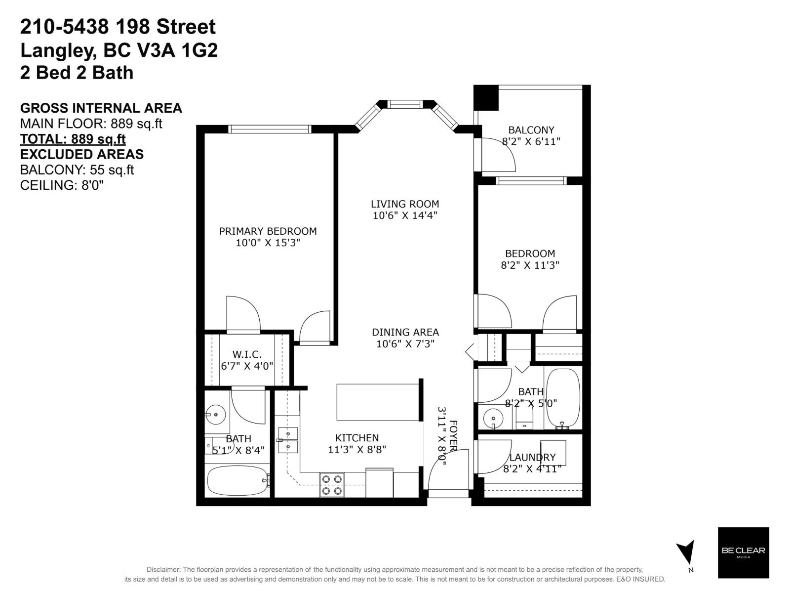 210 5438 198 Street, Langley, British Columbia  V3A 1G2 - Photo 3 - R3032119