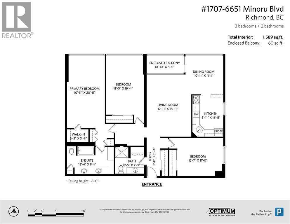 1707 6651 Minoru Boulevard, Richmond, British Columbia  V6Y 1Z2 - Photo 26 - R3045859