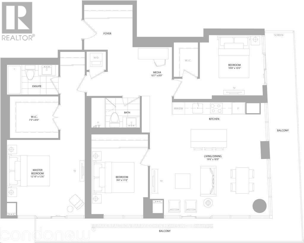 4802 - 115 Blue Jays Way, Toronto (Waterfront Communities), Ontario  M5V 0N4 - Photo 13 - C12342838