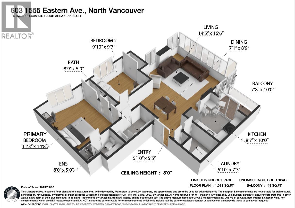 603 1555 Eastern Avenue, North Vancouver, British Columbia  V7L 3G2 - Photo 21 - R3046225