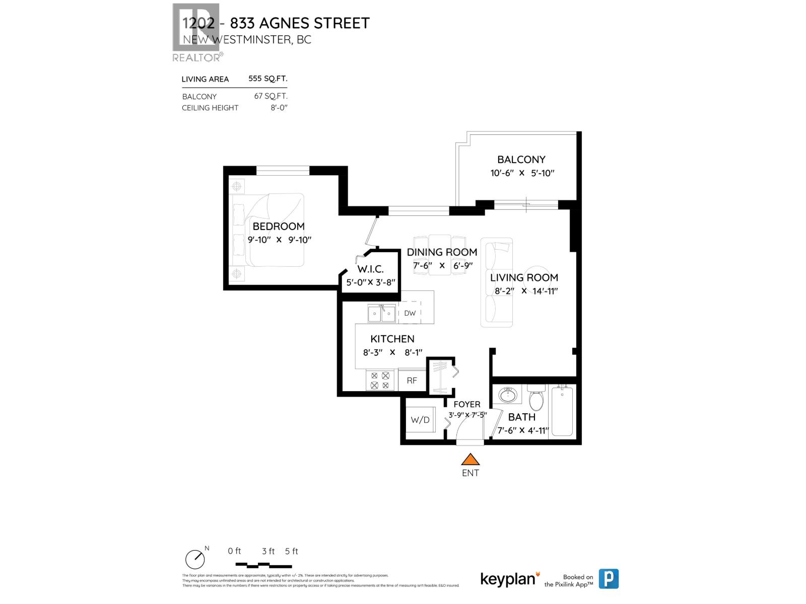 1202 833 Agnes Street, New Westminster, British Columbia  V3M 0B1 - Photo 34 - R3046692
