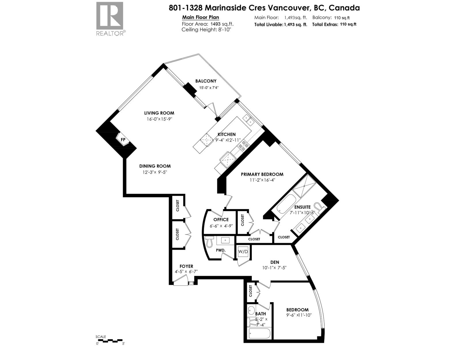 801 1328 Marinaside Crescent, Vancouver, British Columbia  V6Z 3B3 - Photo 34 - R3042284