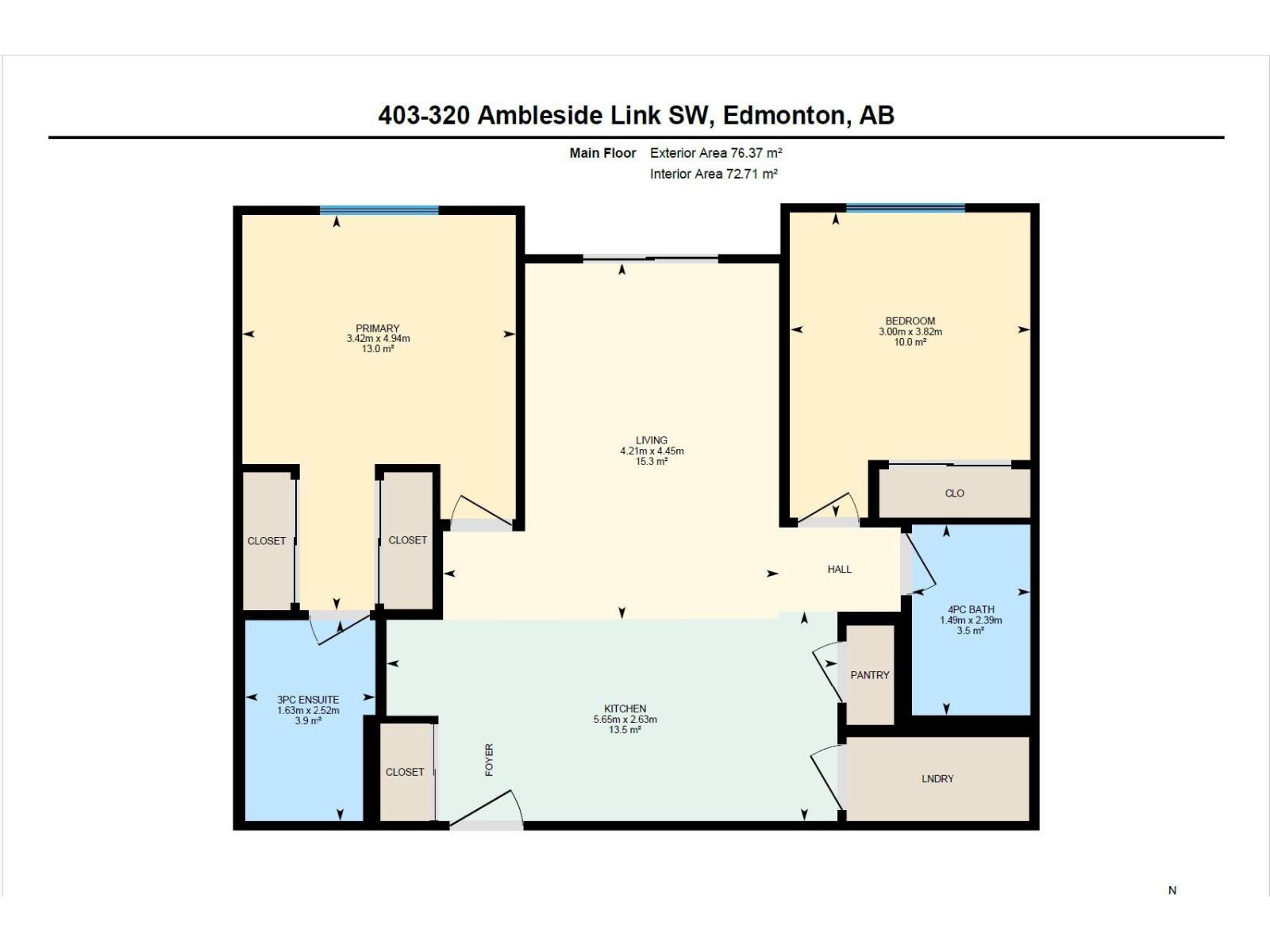 #403 320 Ambleside Li Sw, Edmonton, Alberta  T6W 2Z9 - Photo 43 - E4457835