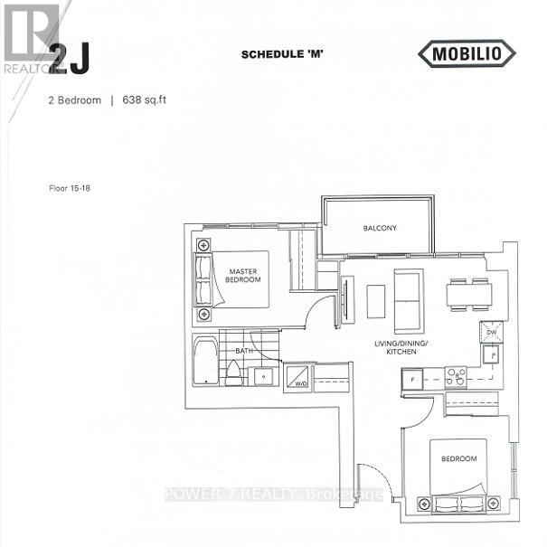 1801 - 10 Honeycrisp Crescent, Vaughan, Ontario  L4K 0M7 - Photo 13 - N12368135
