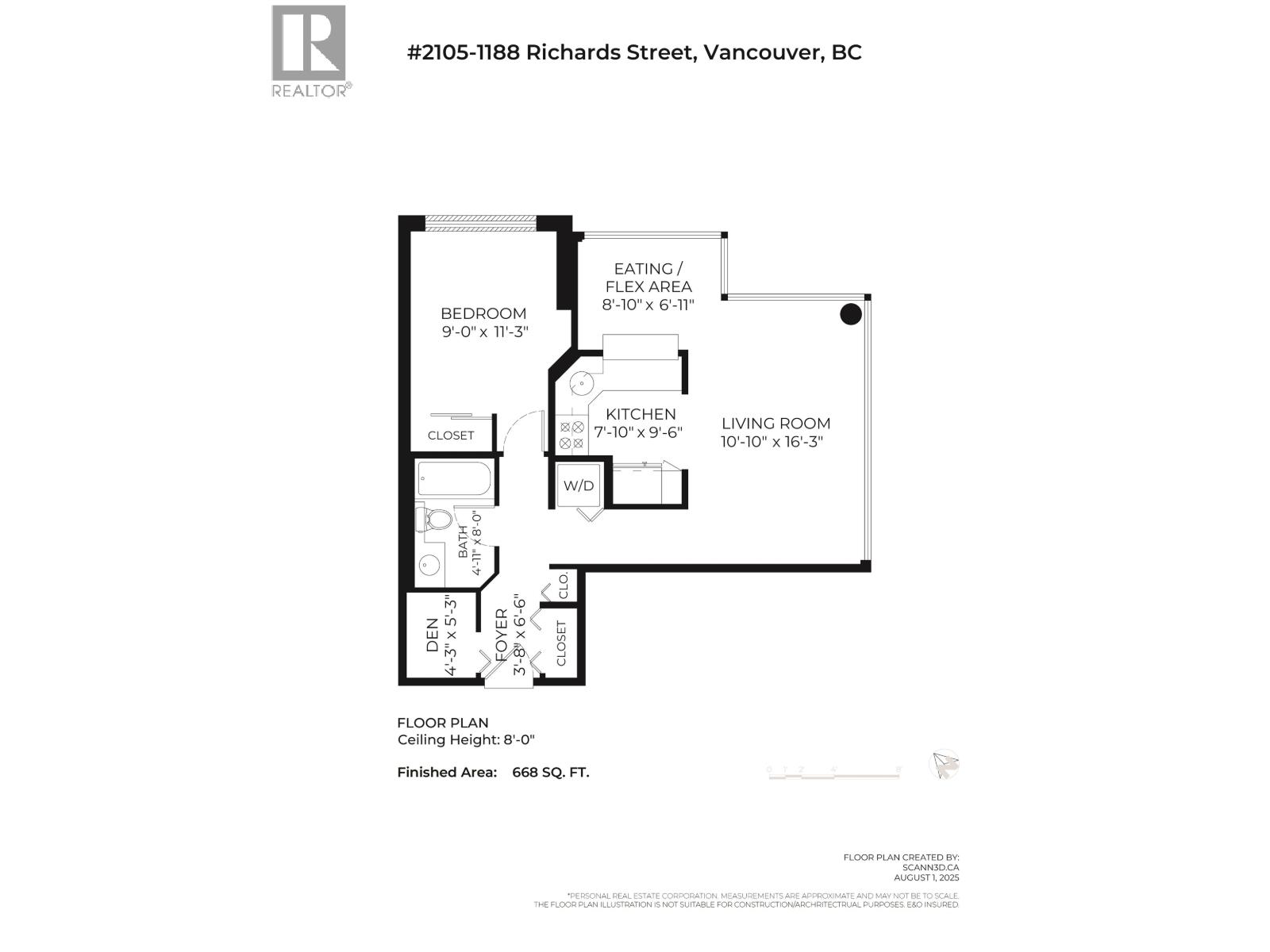 2105 1188 Richards Street, Vancouver, British Columbia  V6B 3E6 - Photo 28 - R3048063