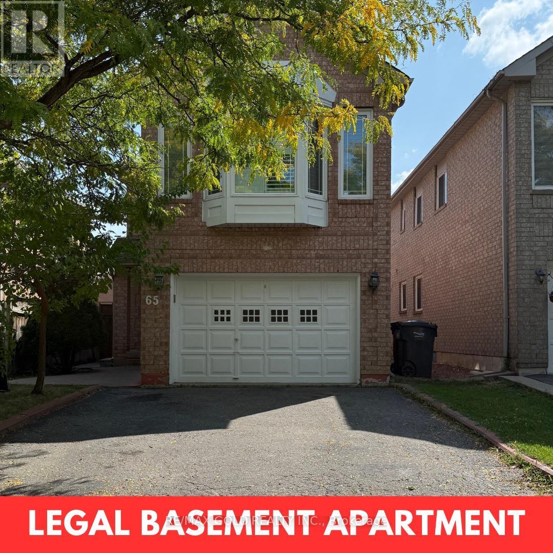 65 CEDARWOOD CRESCENT S, Brampton, Ontario