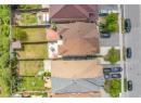 Aerial view of residential area