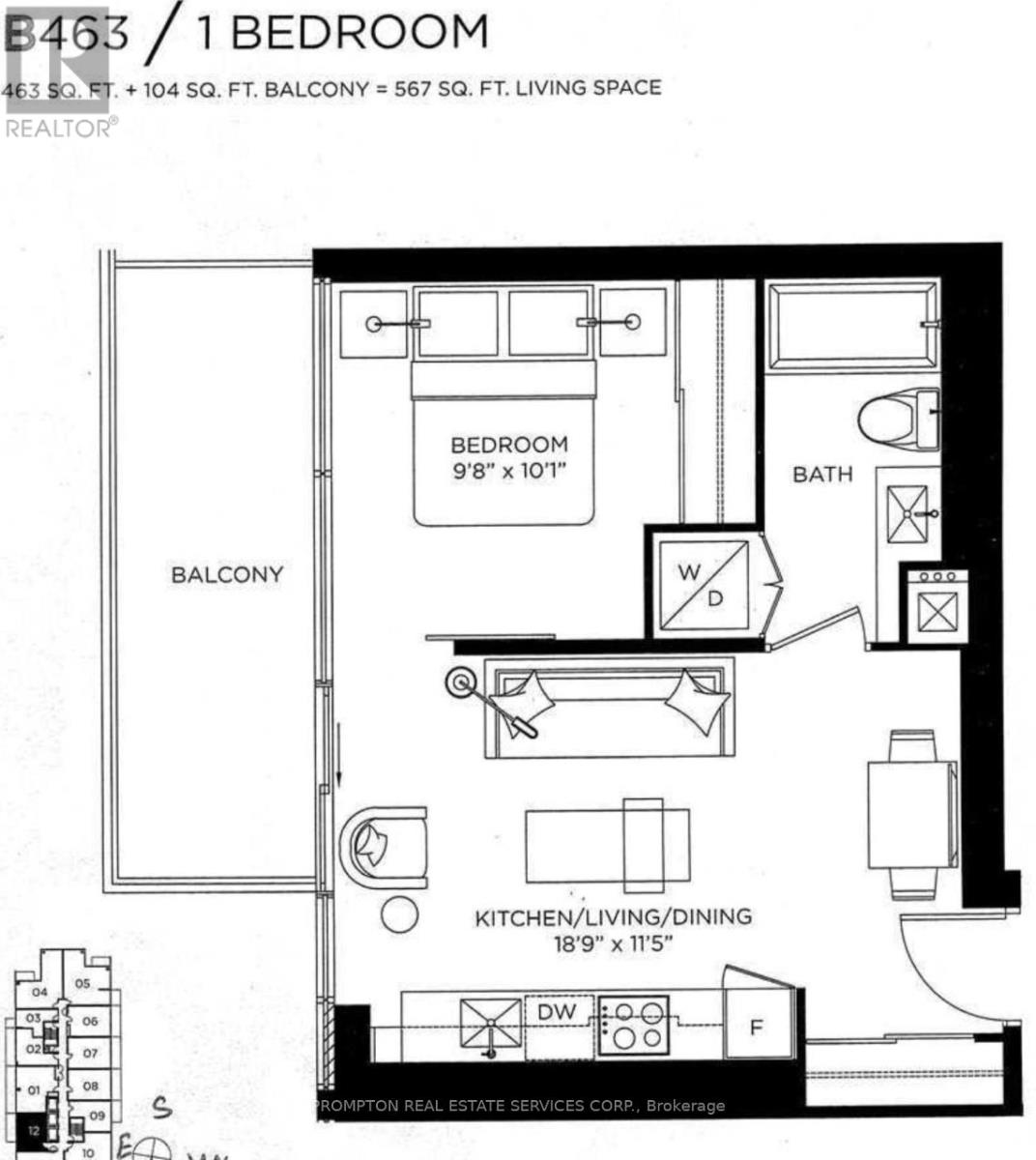 3612 - 290 Adelaide Street W, Toronto, Ontario  M5V 1P6 - Photo 9 - C12407491