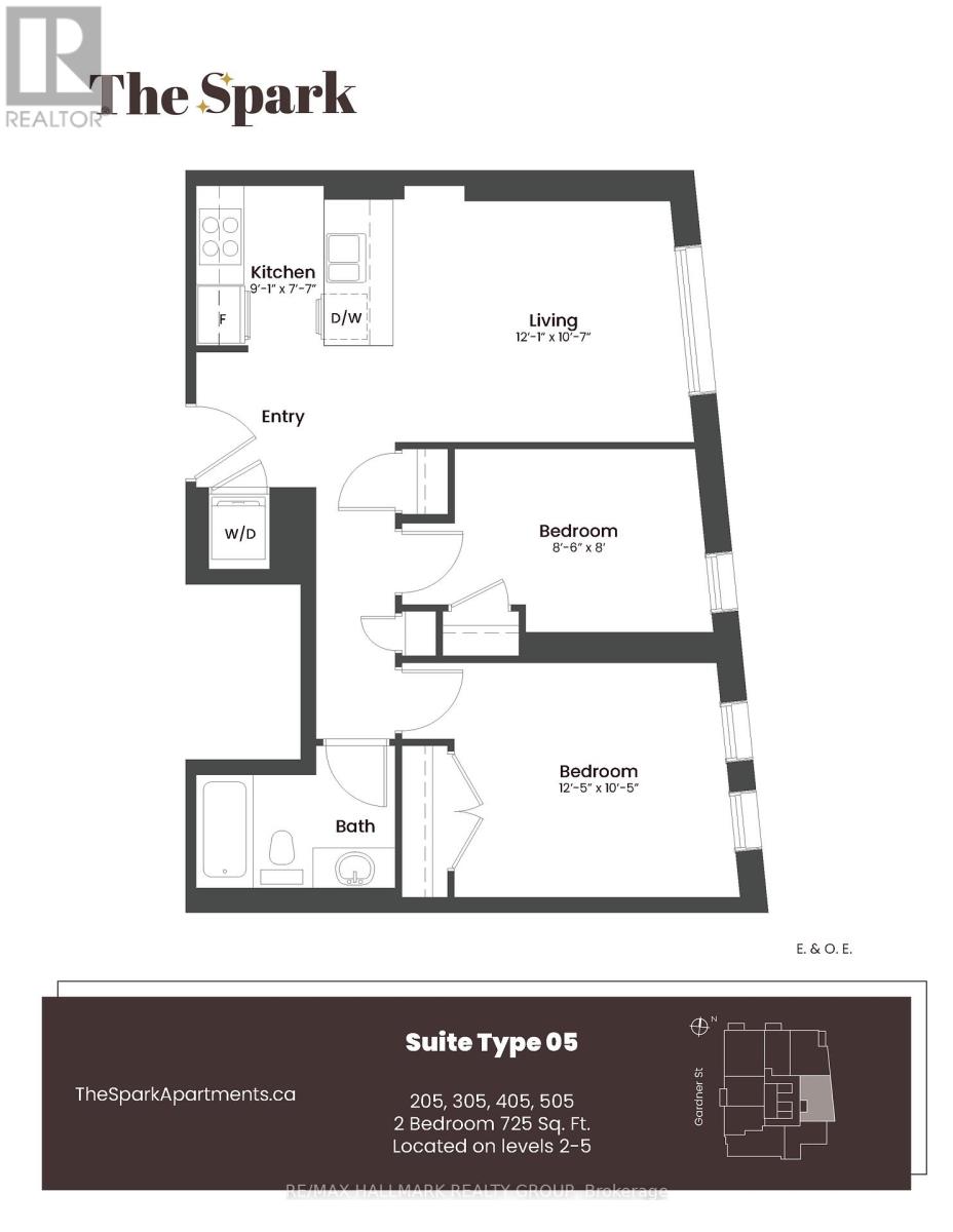 405 - 353 Gardner Street, Ottawa, Ontario  K1L 7V8 - Photo 2 - X12409512