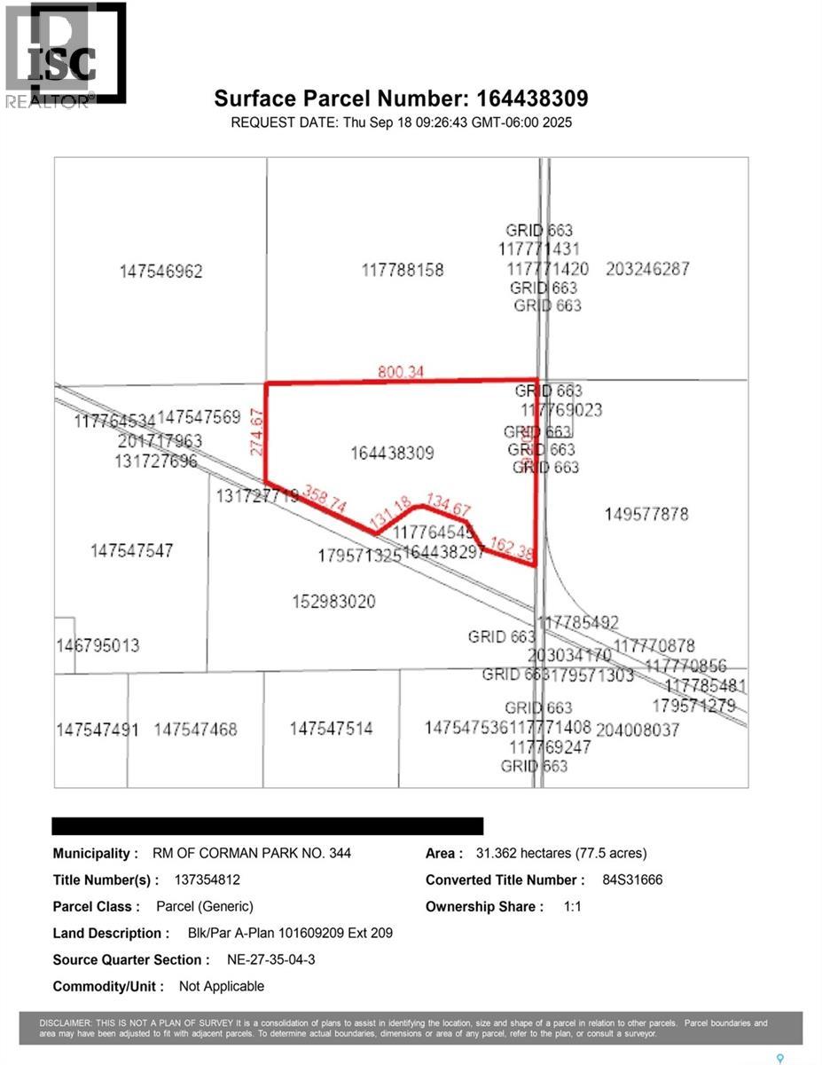 Blackmore Acreage Parcels, Corman Park Rm No. 344, Saskatchewan  S0K 0E0 - Photo 5 - SK018399