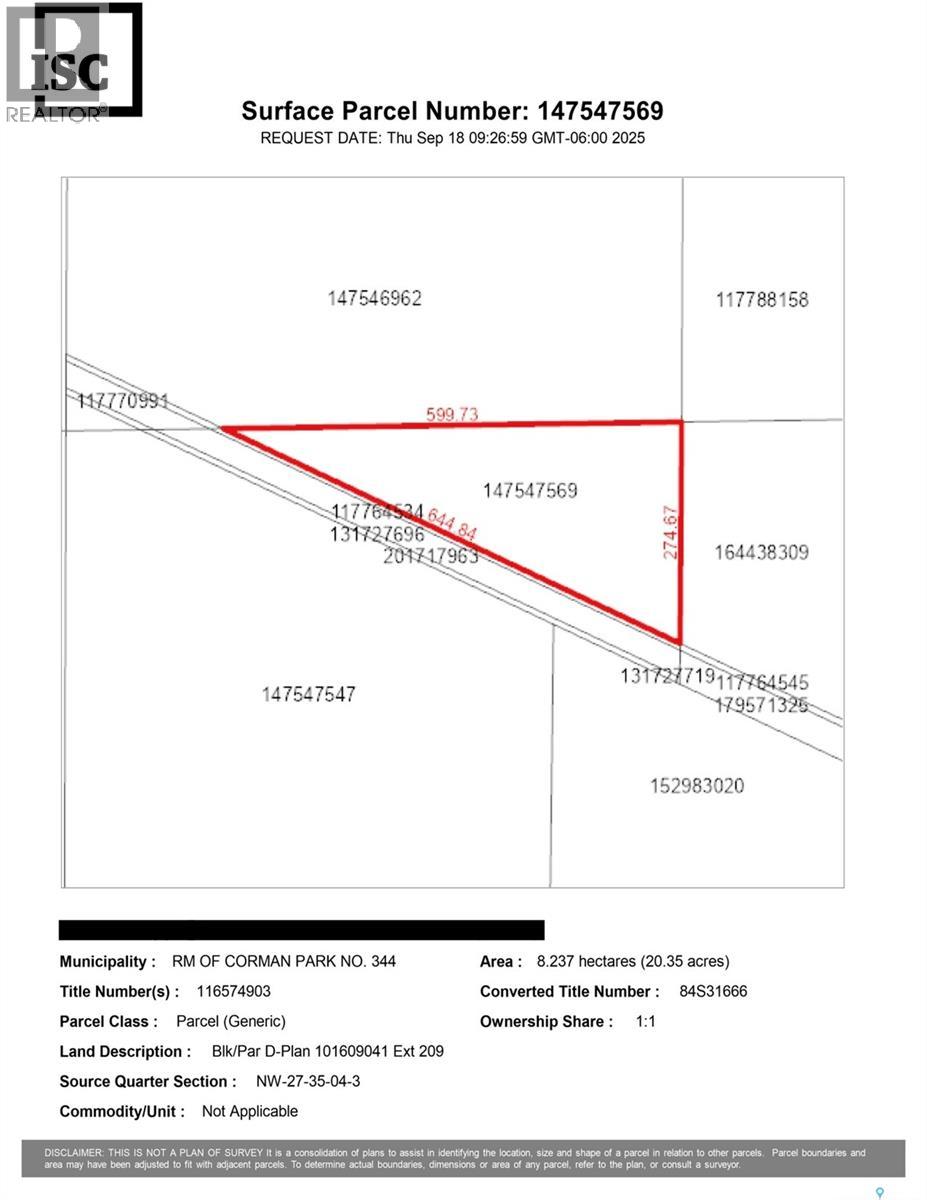 Blackmore Acreage Parcels, Corman Park Rm No. 344, Saskatchewan  S0K 0E0 - Photo 6 - SK018399