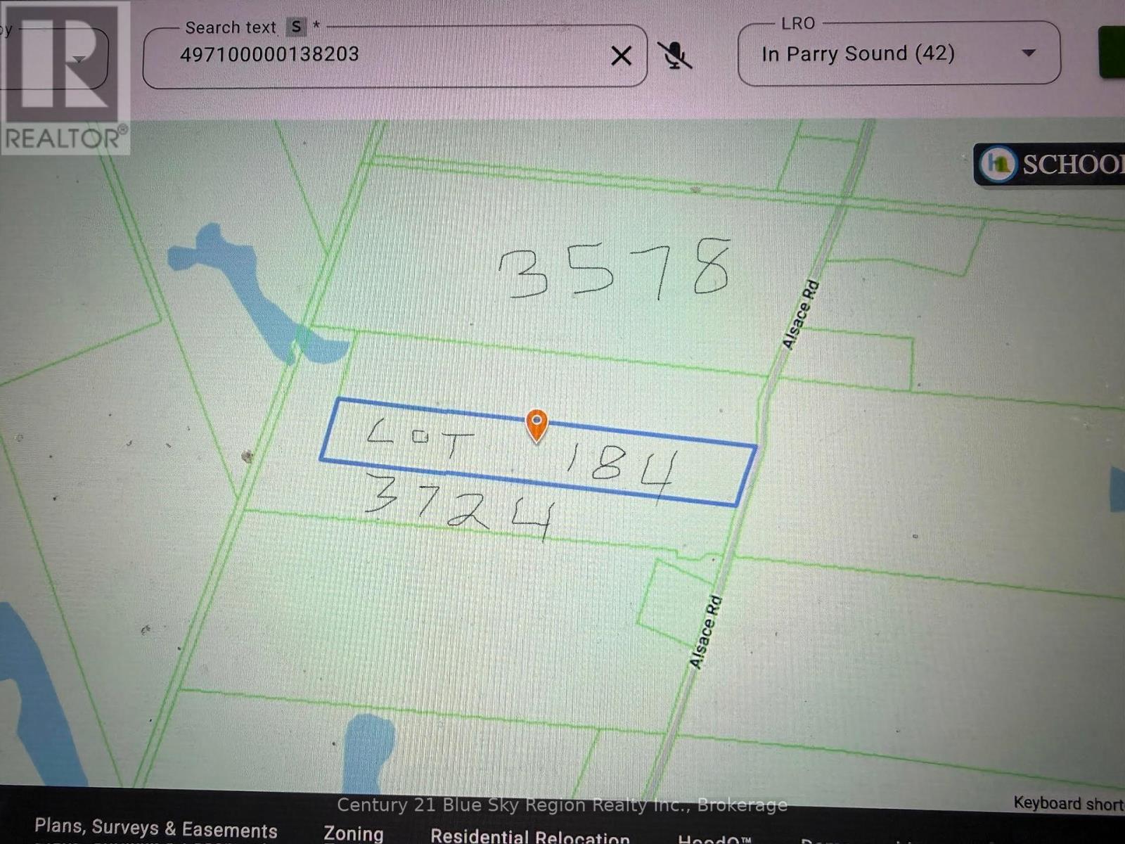 LOT 184 ALSACE ROAD, Nipissing, Ontario