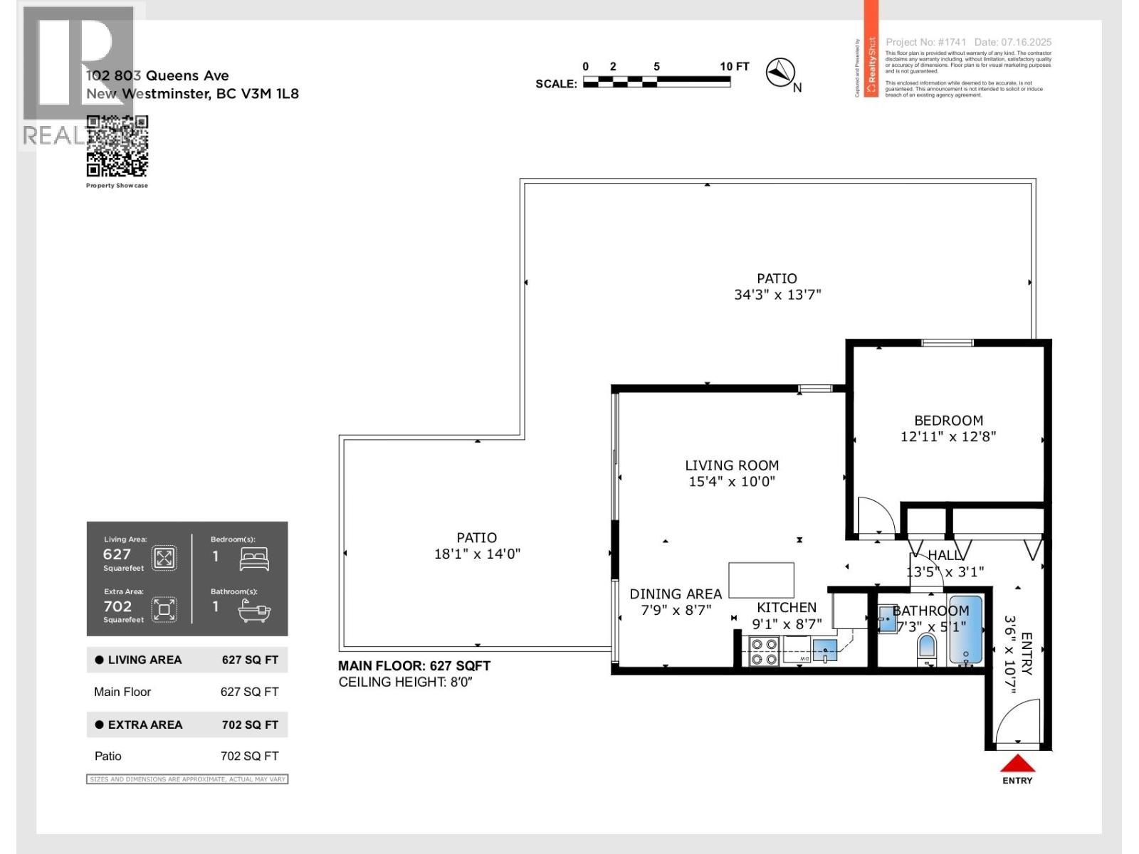102 803 Queens Avenue, New Westminster, British Columbia  V3M 1L8 - Photo 24 - R3049883