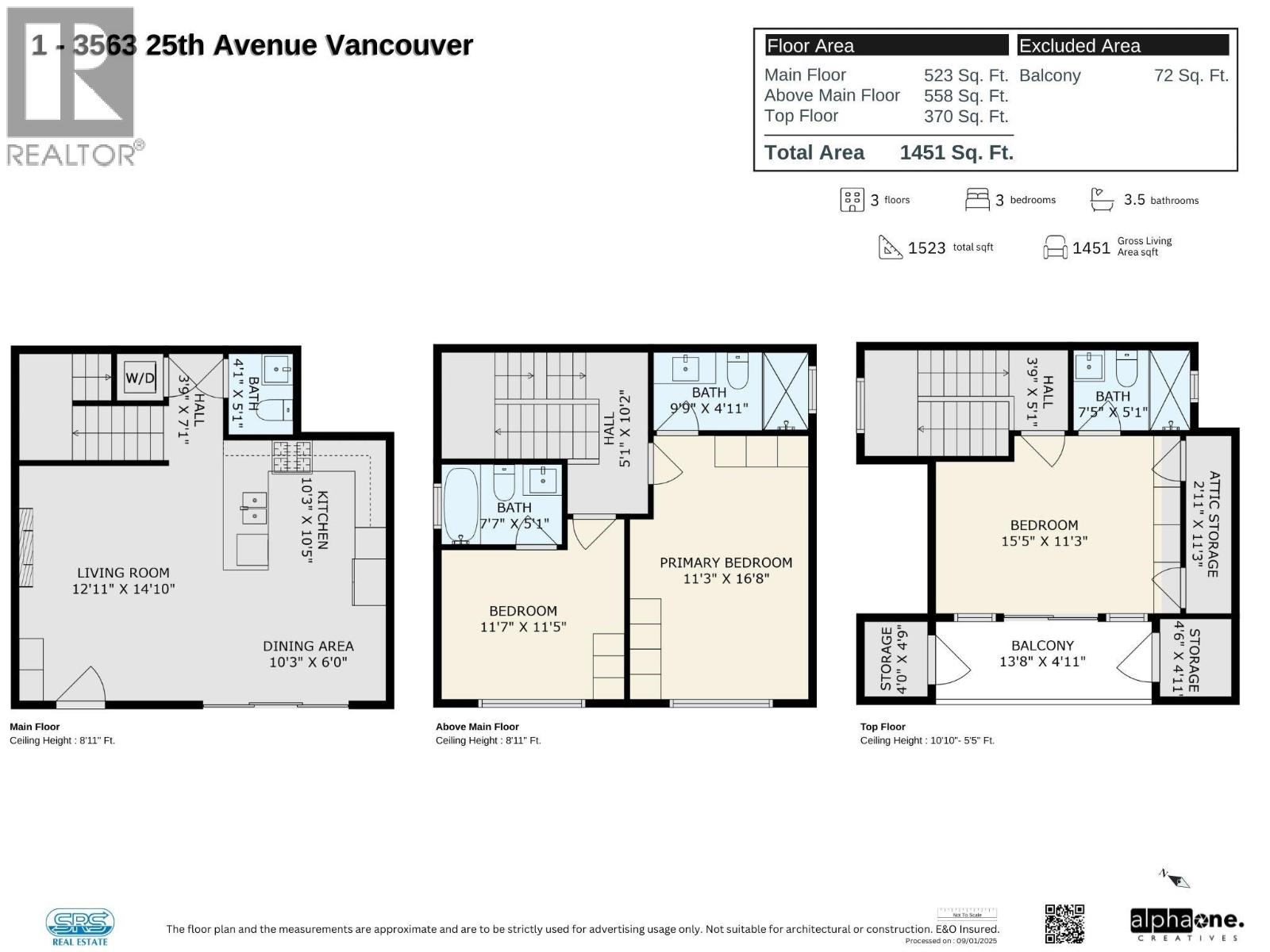 1 3563 E 25th Avenue, Vancouver, British Columbia  V5R 1K3 - Photo 20 - R3050231