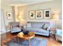 Living area featuring wood finished floors