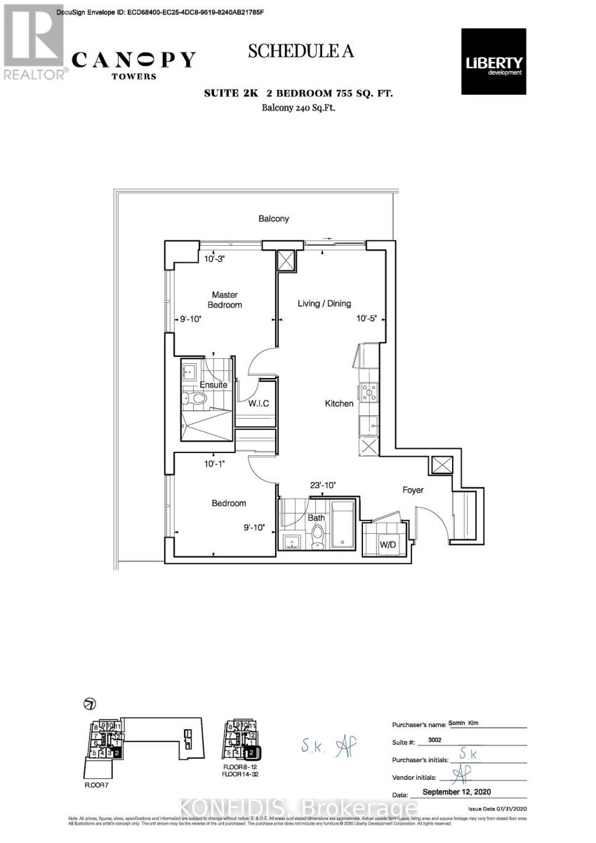 3002 - 5105 HURONTARIO STREET, Mississauga, Ontario