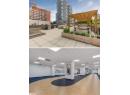 Surrounding community with a view of city and a patio