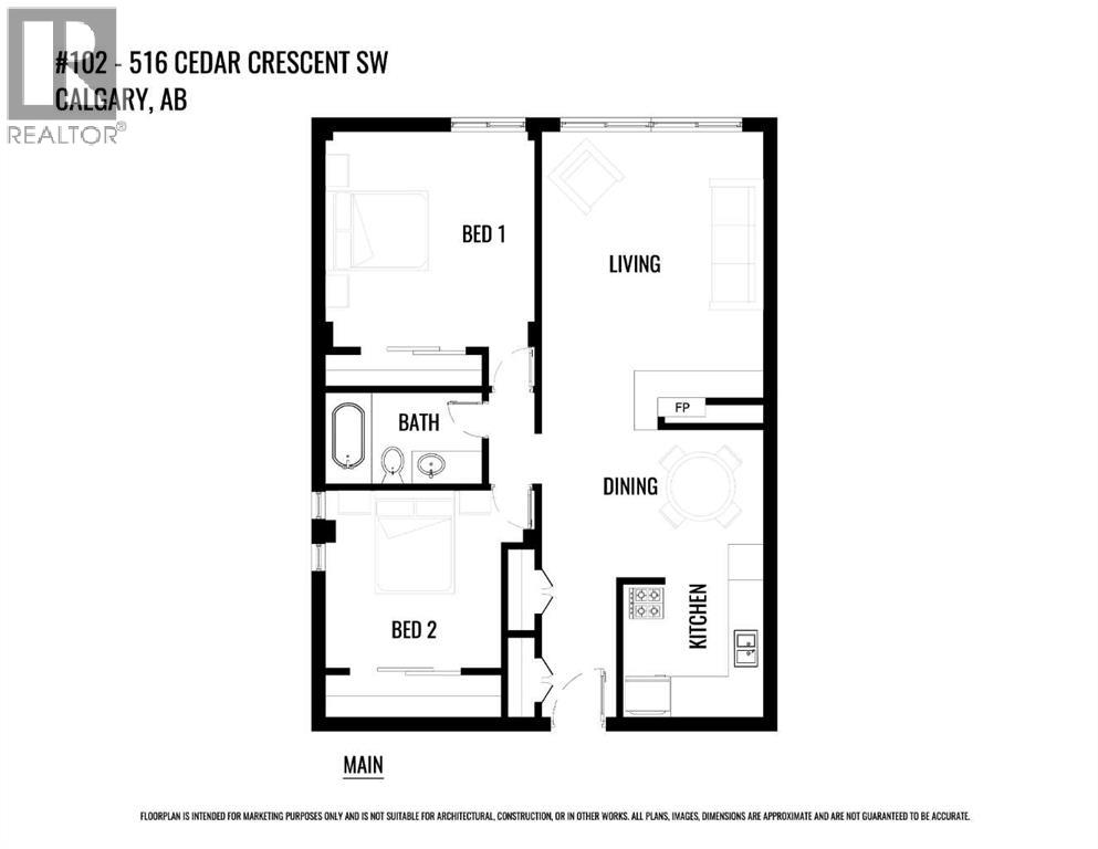 102, 516 Cedar Crescent Sw, Calgary, Alberta  T3C 2Y8 - Photo 31 - A2256168