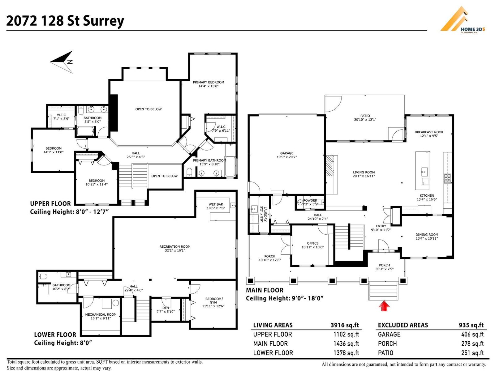2072 128 Street, Surrey, British Columbia  V4A 3V6 - Photo 4 - R3050253