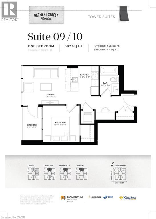 108 Garment Street Unit# 1209, Kitchener, Ontario  N2G 0E2 - Photo 4 - 40768854