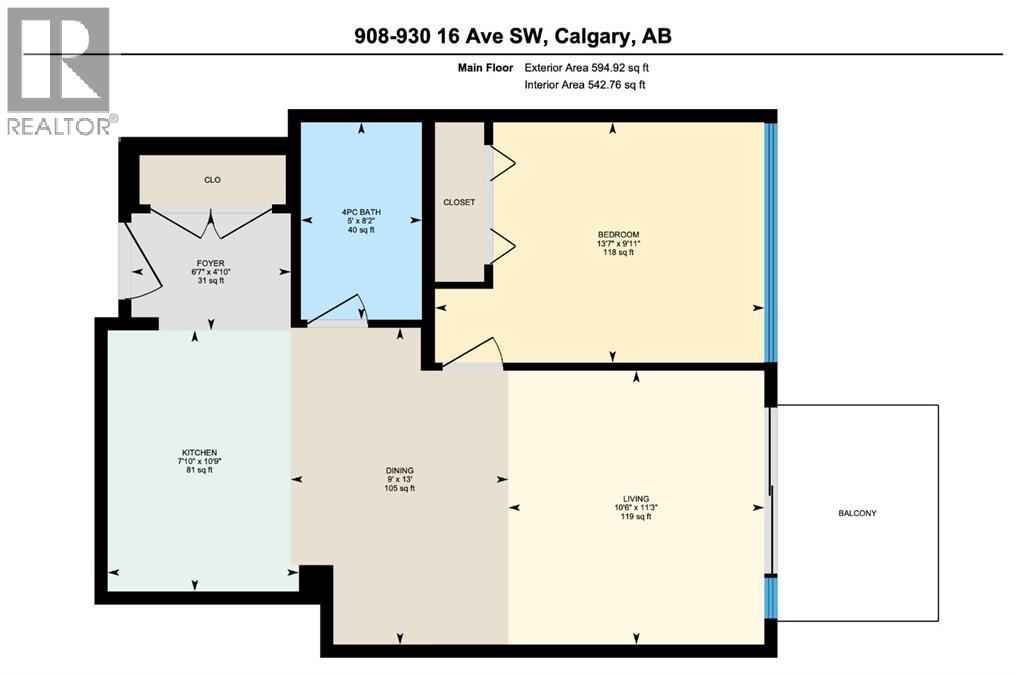 908, 930 16 Avenue Sw, Calgary, Alberta  T2R 0S5 - Photo 24 - A2252681