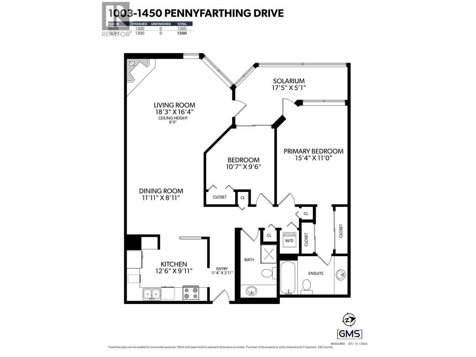1003 1450 Pennyfarthing Drive, Vancouver, British Columbia  V6J 4X8 - Photo 32 - R3050615
