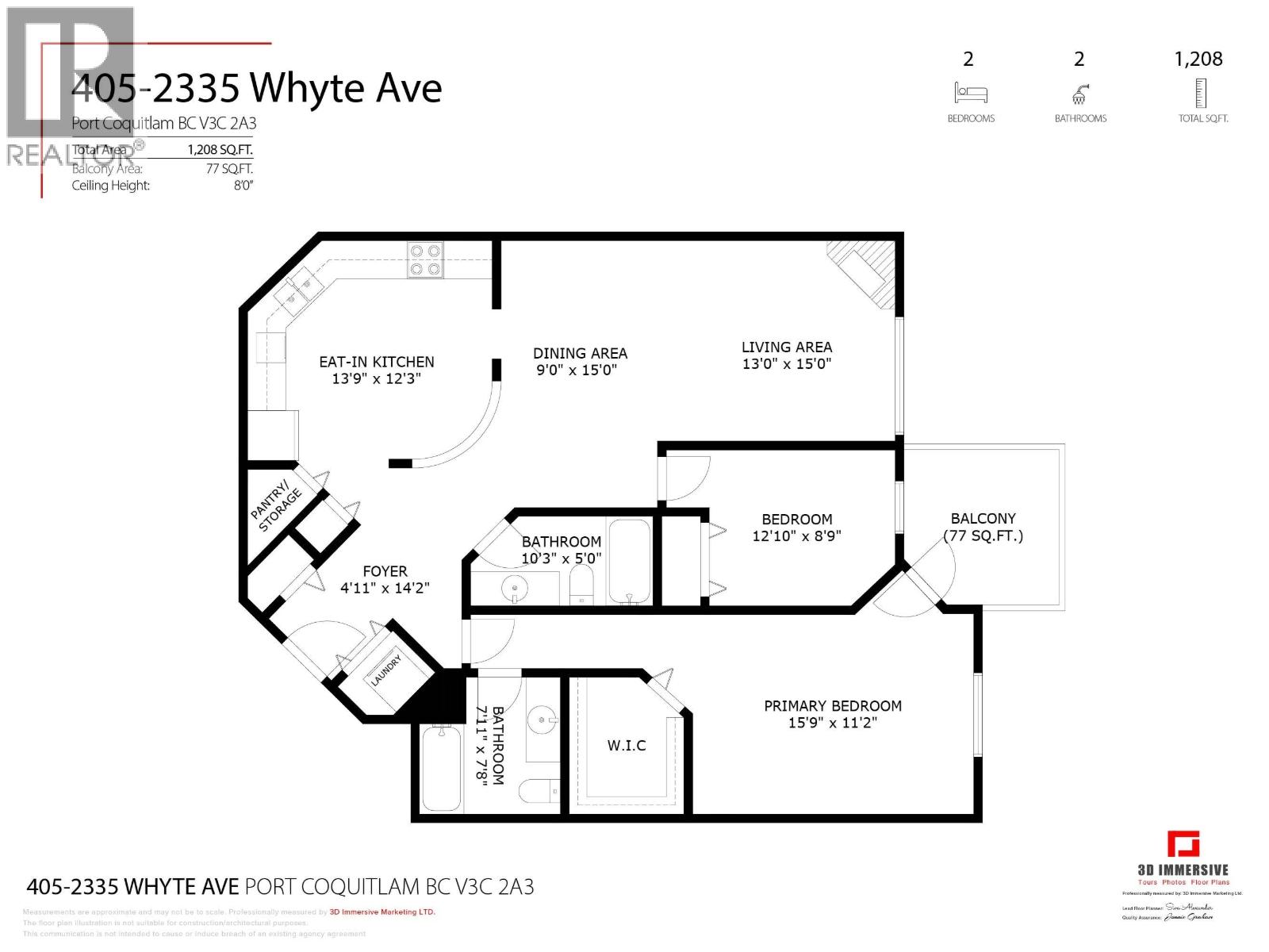 405 2335 Whyte Avenue, Port Coquitlam, British Columbia  V3C 2A3 - Photo 24 - R3051389