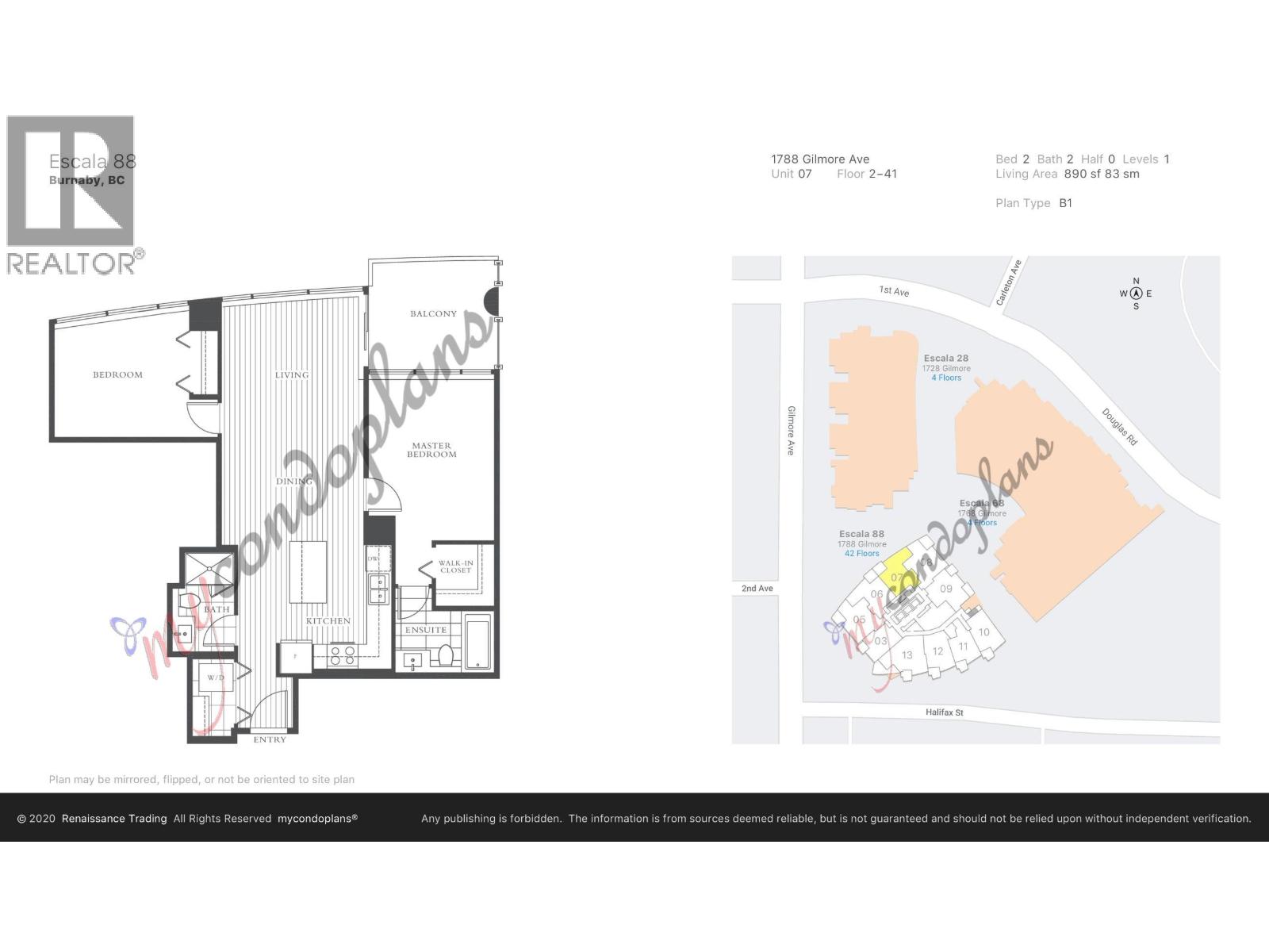 2707 1788 Gilmore Avenue, Burnaby, British Columbia  V5C 0L5 - Photo 27 - R3051129