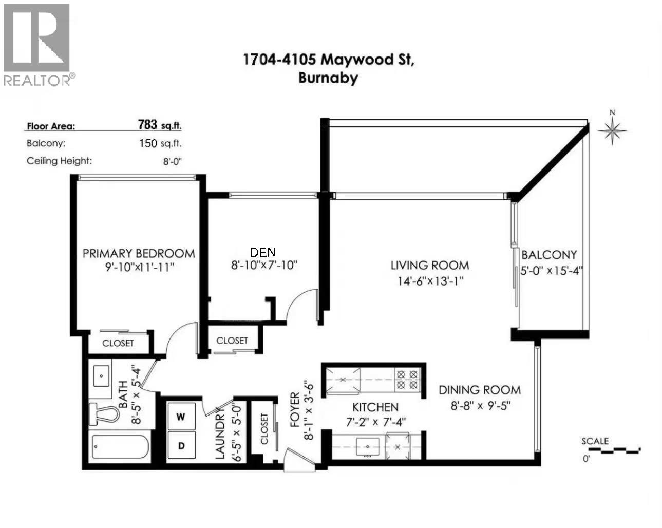 1704 4105 Maywood Street, Burnaby, British Columbia  V5H 4A3 - Photo 14 - R3039001