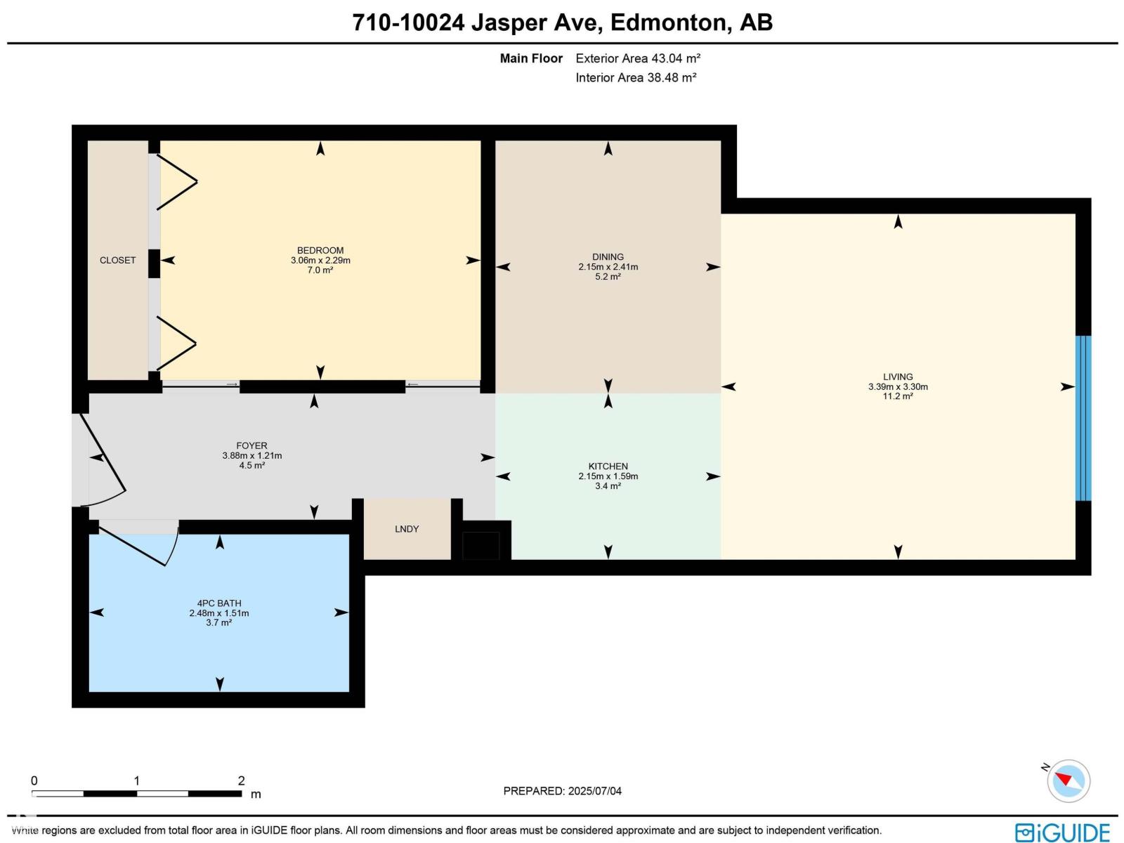 #710 10024 Jasper Av Nw, Edmonton, Alberta  T5J 1R9 - Photo 20 - E4459443
