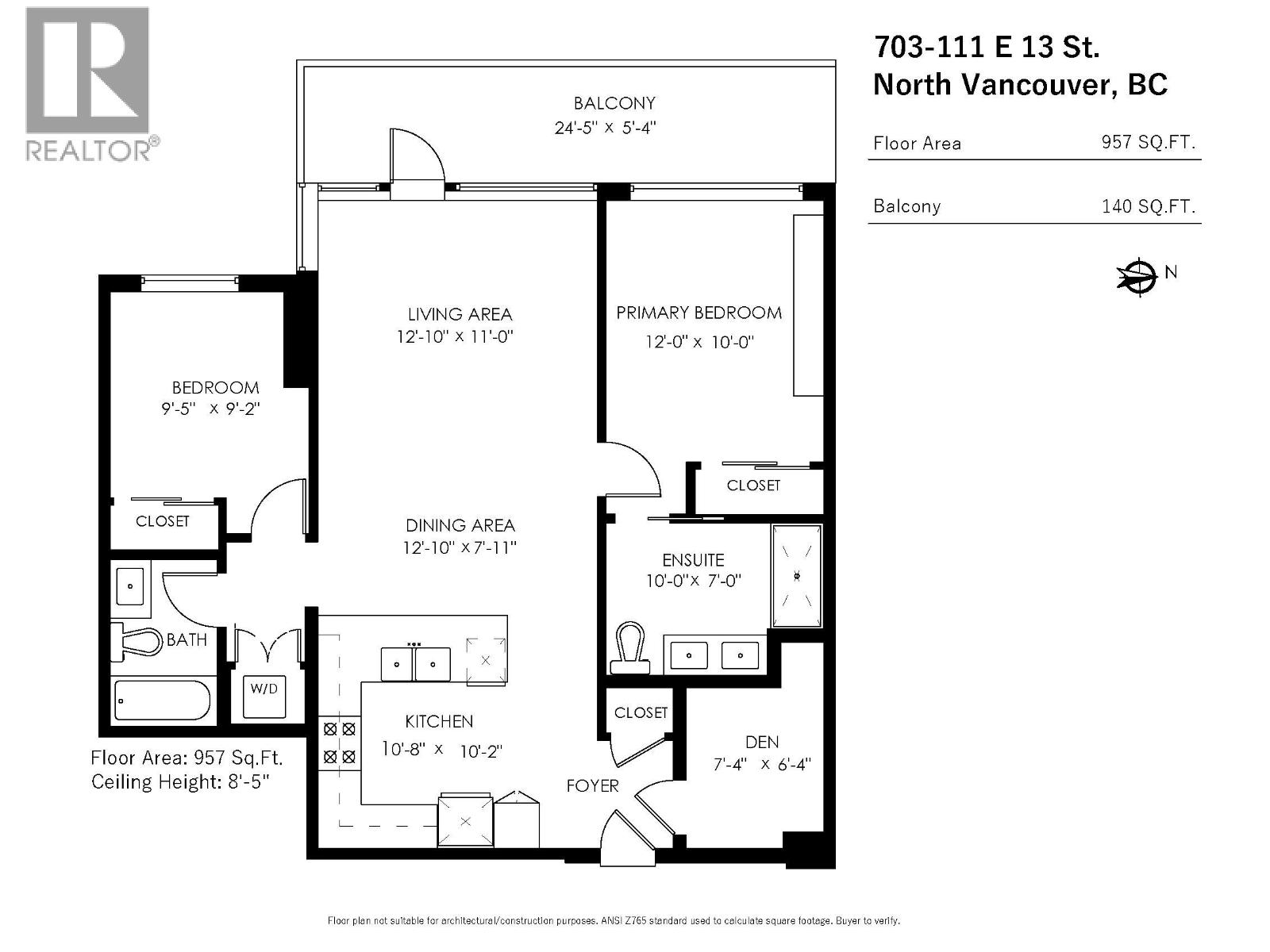 703 111 E 13th Street, North Vancouver, British Columbia  V7L 0C7 - Photo 5 - R3045963